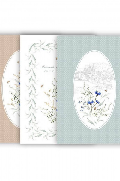 Полотенце хлопковое набор ВАСИЛЬКИ 3 шт Listelle 414001 - фото 3