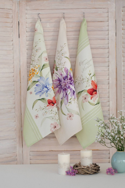 Полотенца салфетки хлопковые набор ЖАКЛИН 4 шт Listelle 414601 - фото 2