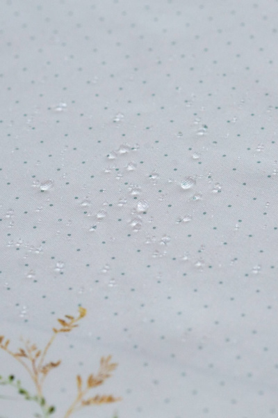 Круглая скатерть с васильковым рисунком и защитной пропиткой Listelle 514009 - фото 3