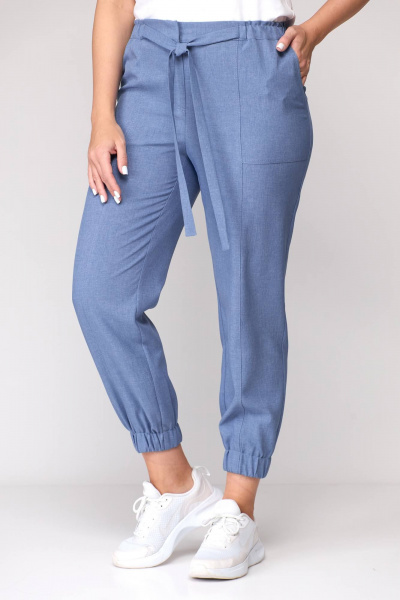 Брюки, накидка, топ Karina deLux M-1098/1 голубой - фото 13