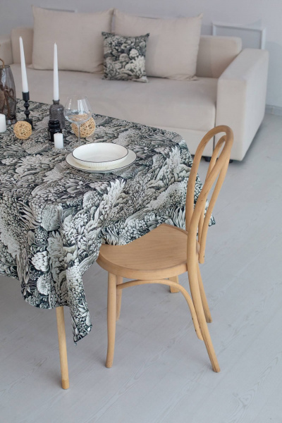 Прямоугольная скатерть с цветочным рисунком и водоотталкивающей пропиткой Listelle 514808 - фото 5