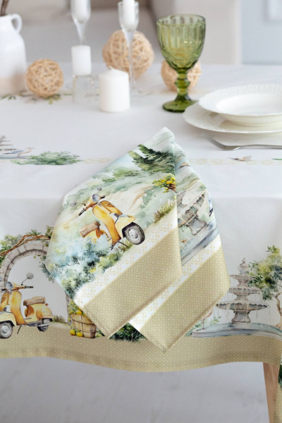 Салфетки хлопковые набор ИТАЛЬЯНО 4 шт Listelle 614701 - фото 1