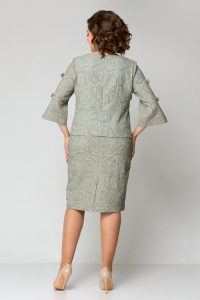 Платье Pocherk 1-029 хаки - фото 3