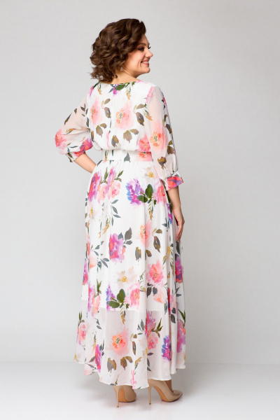 Платье Pocherk 1-026 оранжевый - фото 10