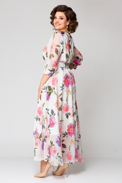 Платье Pocherk 1-026 оранжевый - фото 9