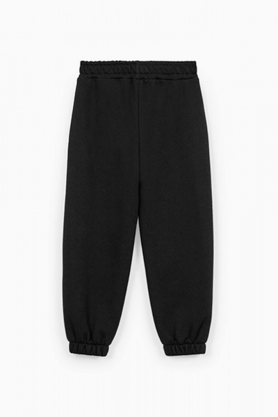 Брюки-джоггеры из трикотажа с надписью Bell Bimbo 232074 черный - фото 2