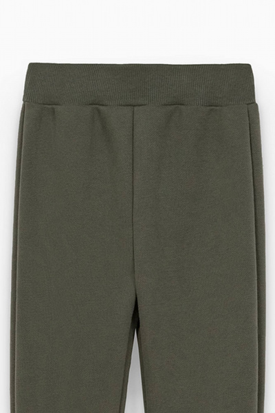 Брюки-джоггеры из футера с манжетами Bell Bimbo 232083 т.олива - фото 3