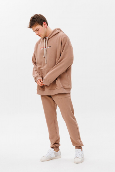 Брюки, худи HIT 0324 бежевый - фото 4