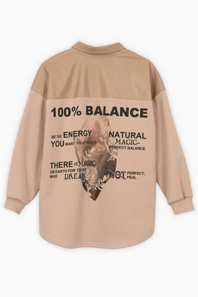 Блуза Bell Bimbo 232124 бежевый - фото 2