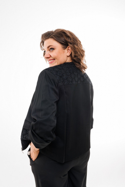 Жакет Anelli 1439ж черный - фото 4