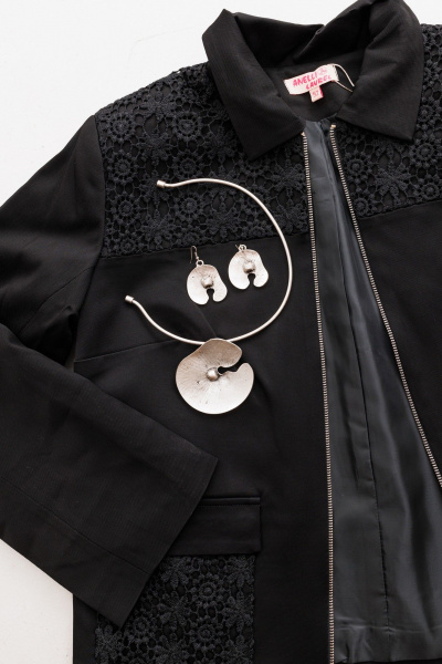 Жакет Anelli 1439ж черный - фото 3