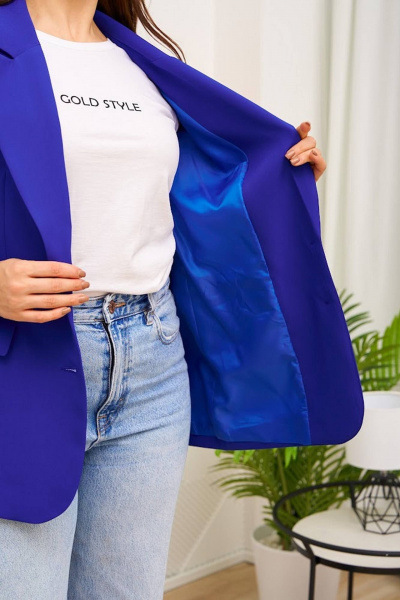 Жакет Gold Style 2545-1 василек - фото 2