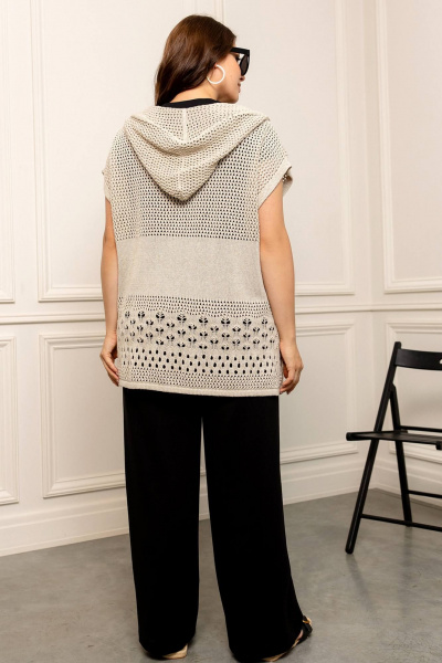 Кардиган Romgil РВ0052-ЛЕ4 светло-бежевый - фото 7