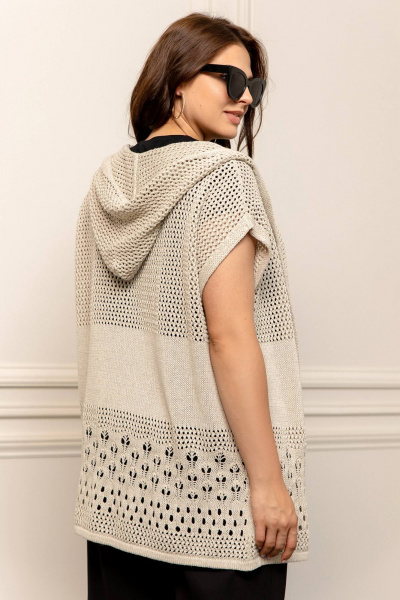 Кардиган Romgil РВ0052-ЛЕ4 светло-бежевый - фото 2