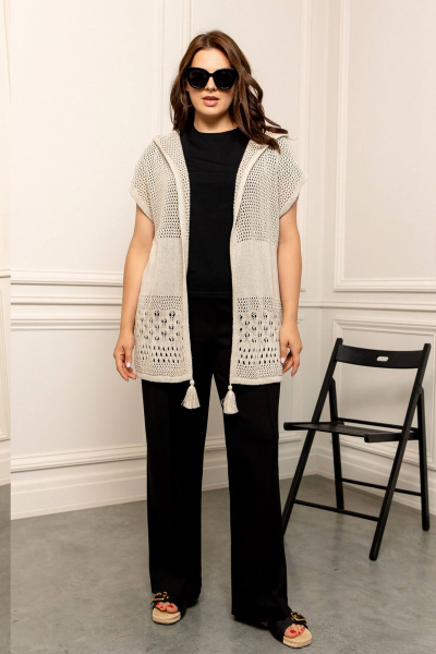 Кардиган Romgil РВ0052-ЛЕ4 светло-бежевый - фото 1