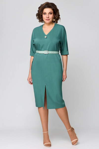 Платье Мишель стиль 1186 нефритовый - фото 4