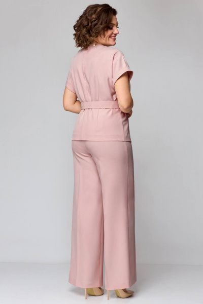 Блуза, брюки Мишель стиль 1181 пыльная_роза - фото 4