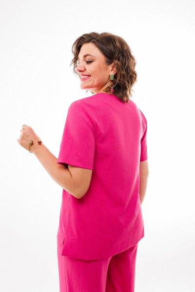 Блуза, брюки Anelli 1401 малина - фото 5