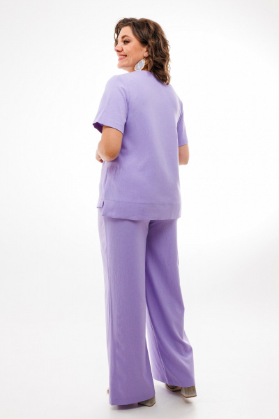 Блуза, брюки Anelli 1401 лаванда - фото 4