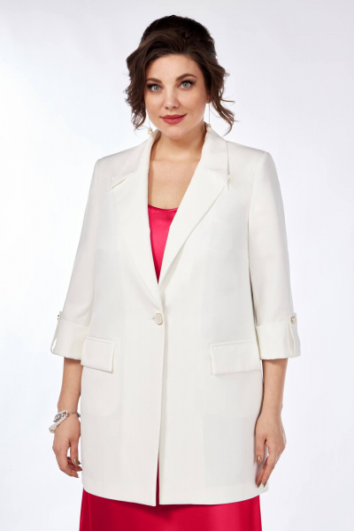 Модальное платье из льна в нежных оттенках с воланами Matini 1.1758 розовый - фото 2