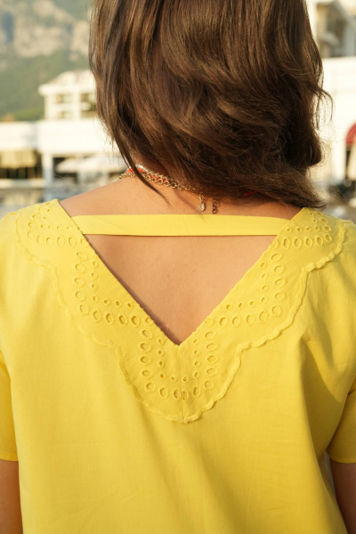 Платье Vittoria Queen 20953 желтый - фото 6