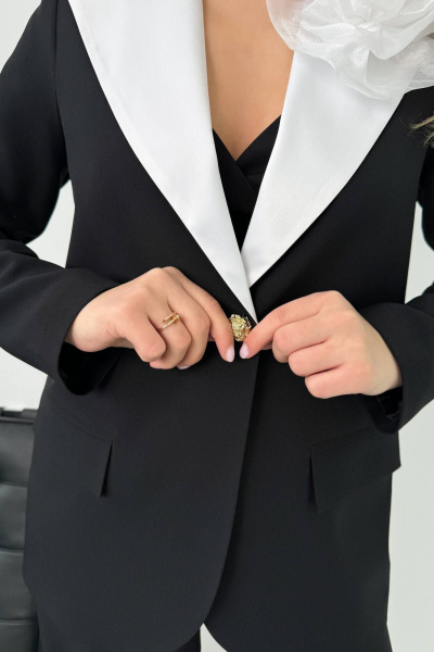 Жакет THE.WOMAN 0142 черный - фото 2