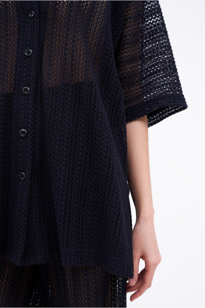 Блуза и брюки женский костюм свободного кроя PUR PUR 11-288 - фото 3