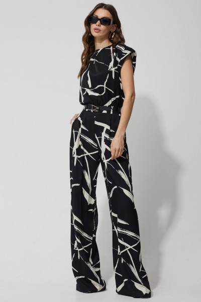 Летний комбинезон полуприлегающего силуэта с брючным кроем Lyushe 3738 - фото 5