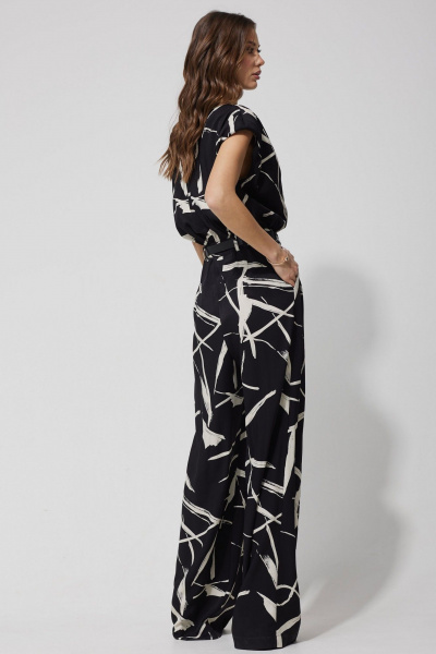 Летний комбинезон полуприлегающего силуэта с брючным кроем Lyushe 3738 - фото 3