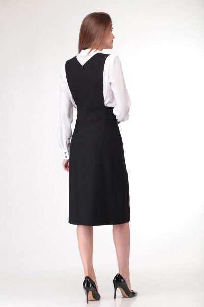 Сарафан Karina deLux B-247 черно-белый - фото 3