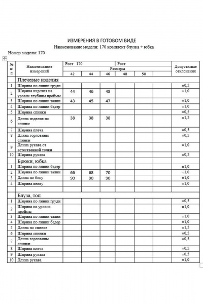 Топ и юбка из хлопка с вышивкой ришелье DAVA 170 - фото 3