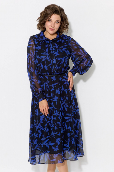 Жилет, платье Koketka i K 1073 василек - фото 10