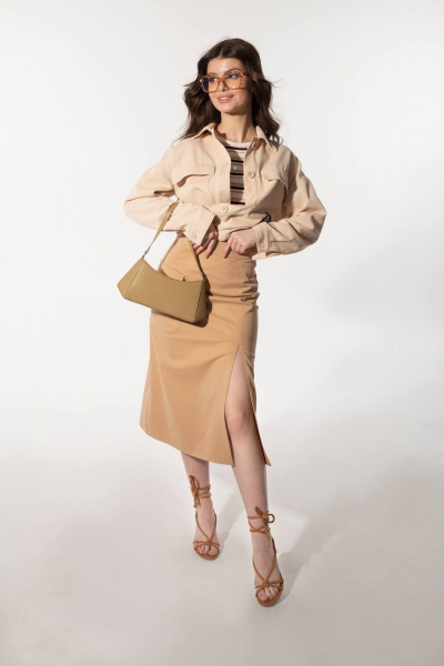 Жакет Kiwi 4201 горчица - фото 2