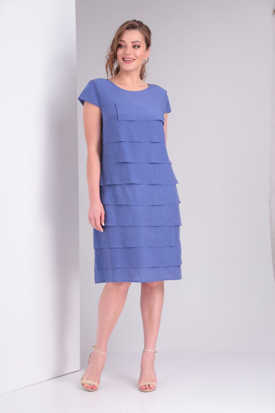 Платье Rishelie 944 джинс - фото 1