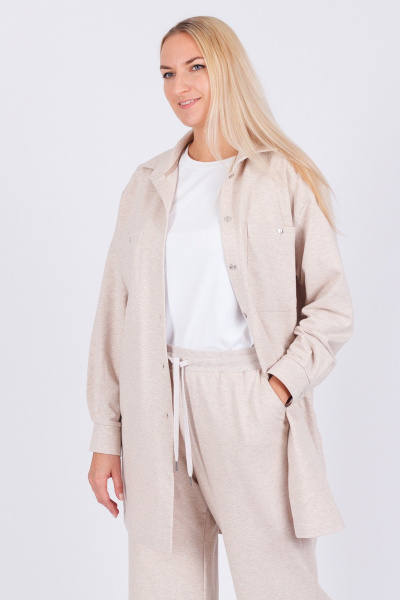 Рубашка Belarusachka У5838М беж - фото 2