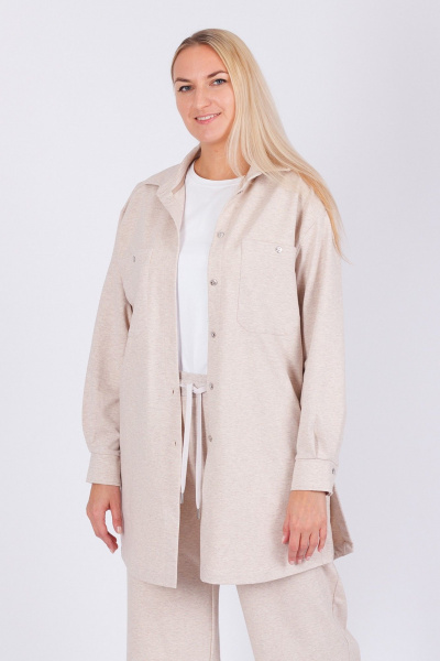 Рубашка Belarusachka У5838М беж - фото 1