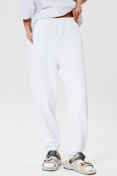 Брюки из хлопка и трикотажа с боковыми карманами GO F2011/01-01. 170-176 - фото 3