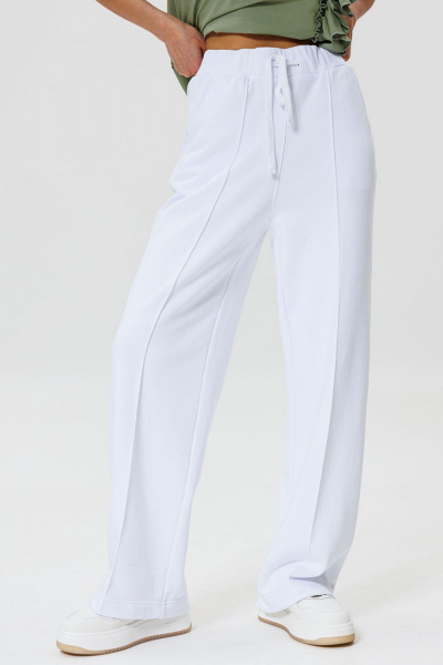 Брюки из хлопка и трикотажа с резинкой и шнуром GO F2065/01-01. 164-170 - фото 1