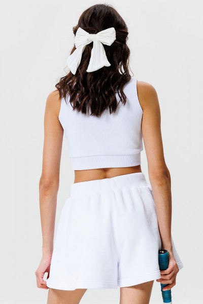 Шорты спортивные трапециевидные с высоким поясом GO F2002/01-01. 164-170 - фото 3