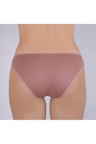 Трусы из эластичного хлопкового трикотажа Verally 101-8 какао - фото 2