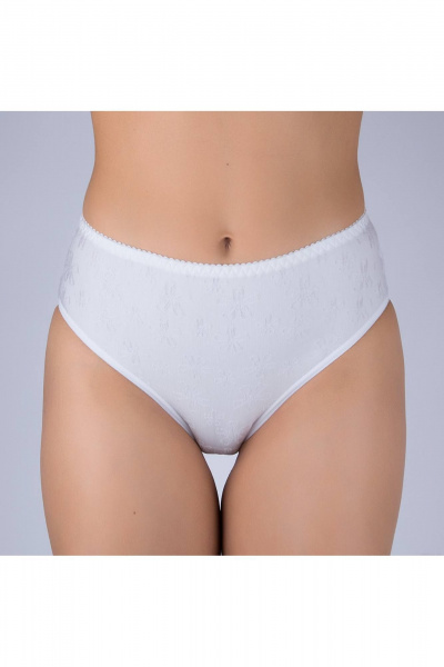 Трусы из трикотажа, мягкое эластичное полотна Verally 1076-4 белый - фото 1