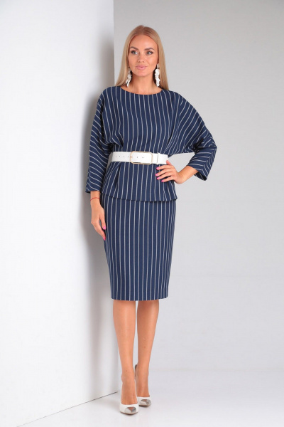 Комплект блузки и юбки из текстиля, деловой стиль Gamma Gracia 601-а - фото 2
