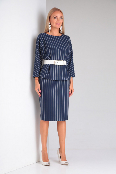 Комплект блузки и юбки из текстиля, деловой стиль Gamma Gracia 601-а - фото 1