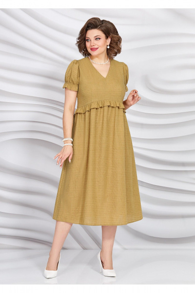 Комплект платье и джинсовка из хлопка для повседневного образа Mira Fashion 5417 - фото 3