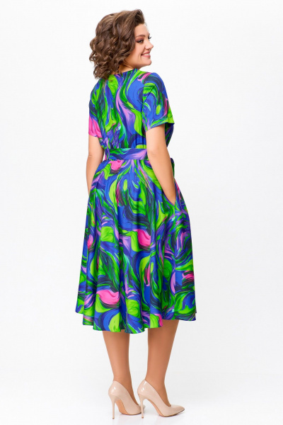 Платье Swallow 734 мультиколор - фото 10