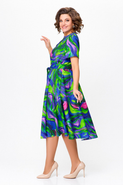 Платье Swallow 734 мультиколор - фото 9