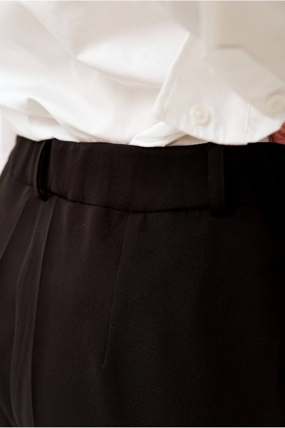 Классические прямые брюки со стрелками и карманами Gold Style 2305-2 черный - фото 9