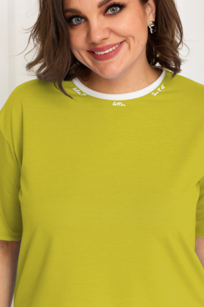 Футболка BegiModa 4086 травяной - фото 6