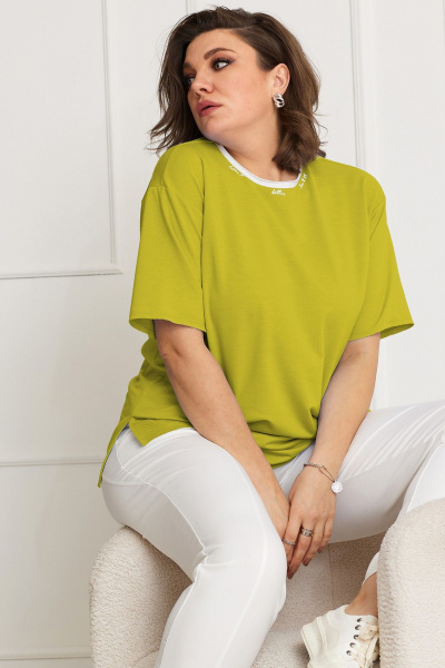 Футболка BegiModa 4086 травяной - фото 2
