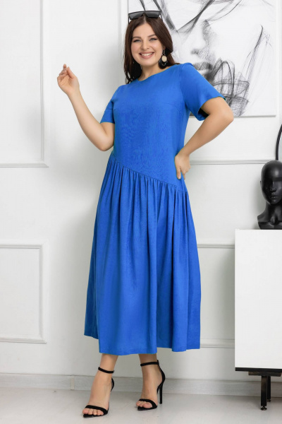 Платье Gold Style 2559 голубой - фото 8